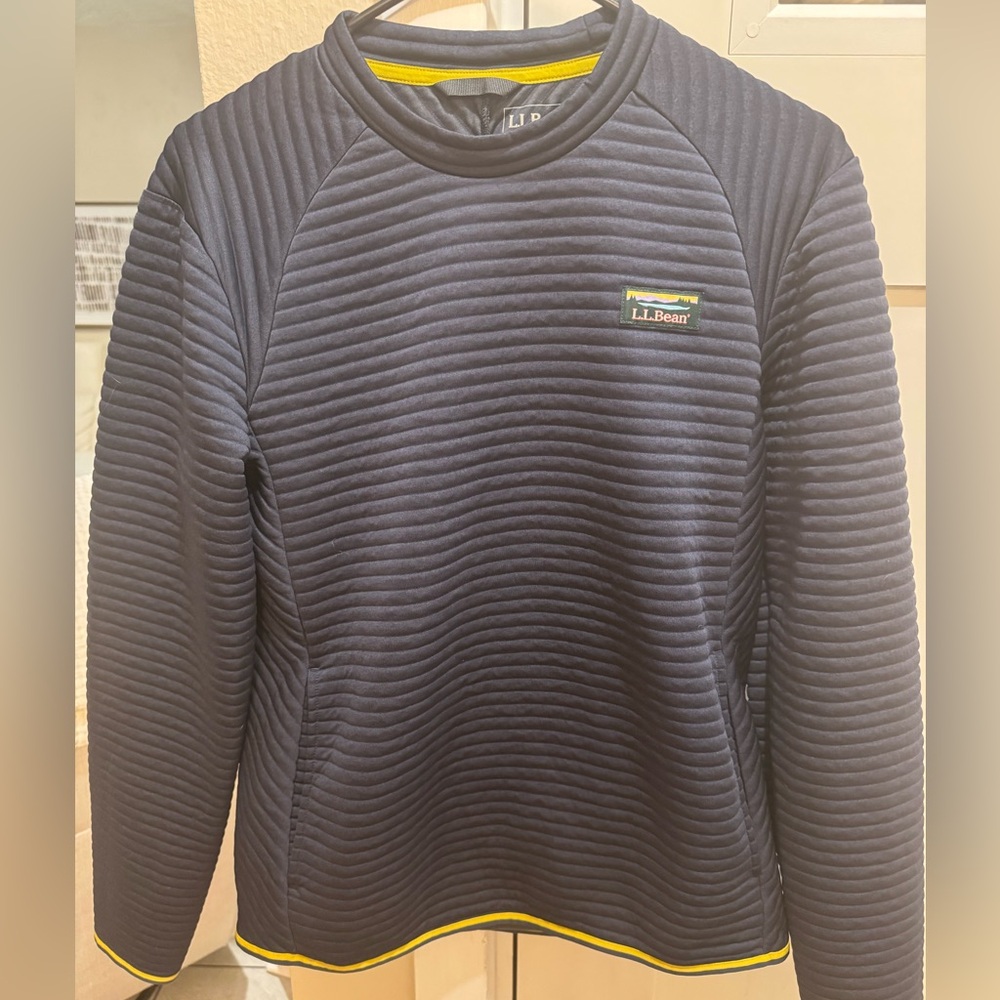LL Bean Men’s Small Ribbed Sweatshirt